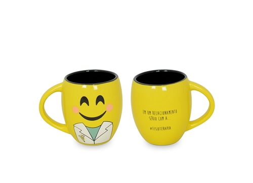 Caneca Cerâmica Personalizada 300 ml Diverticon Fisioterapia