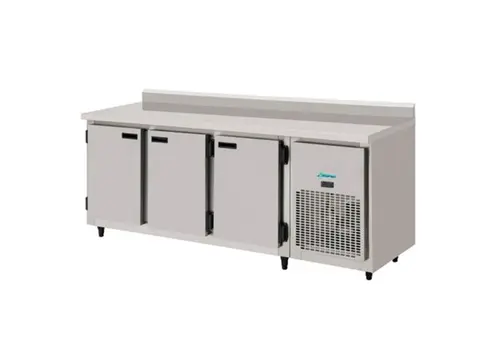 Balcão Refrigerado de Encosto em Inox Escovado 3 Portas - KBSC185D - Kofisa - 0KO 011