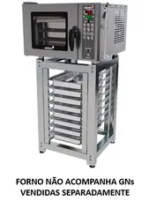 Forno Elétrico Combinado Digital Para 3 Gns Com Cavalete WCAA-03NE M220 - 0WC 032