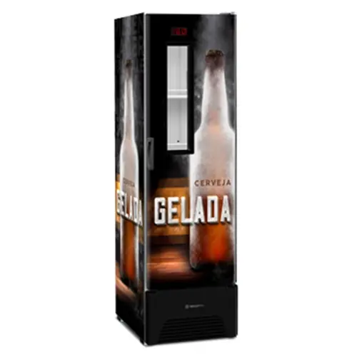 Cervejeira Expositora Slim 324 L Optima Adesivada VN28FPDE15 Metalfrio - 0MT 107