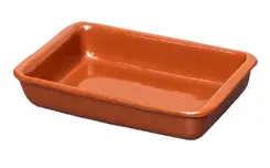 Assadeira de Barro Retangular 21 x 33 cm Casserole - CAS 012