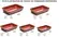 Assadeira de Barro Retangular 21 x 33 cm Casserole - CAS 012