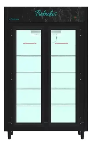 Expositor Auto Serviço Preto 2 Portas 890L Bebidas K3141 Kofisa - 0KO 032