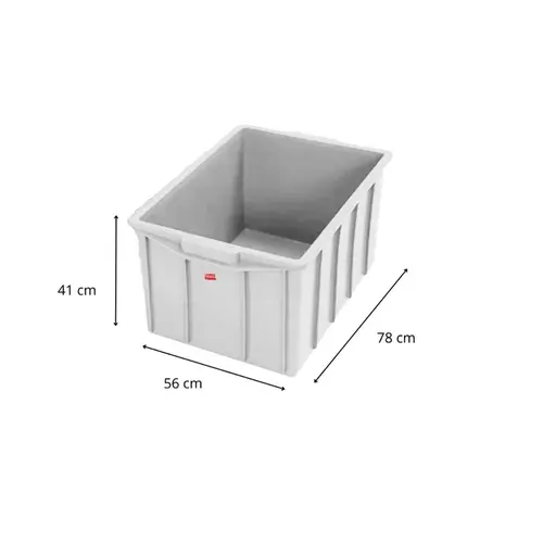 Monobloco 130L Polipropileno Branco Bolivar - Bol 007
