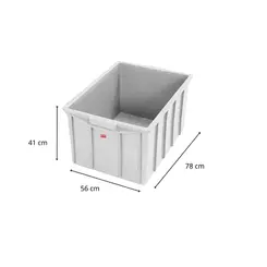 Monobloco 130L Polipropileno Branco Bolivar - Bol 007
