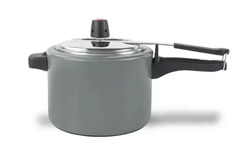 Panela de Pressão 4,5L Alumínio com Revestimento Cerâmica Cinza Life Vapt Brinox - BRX 927