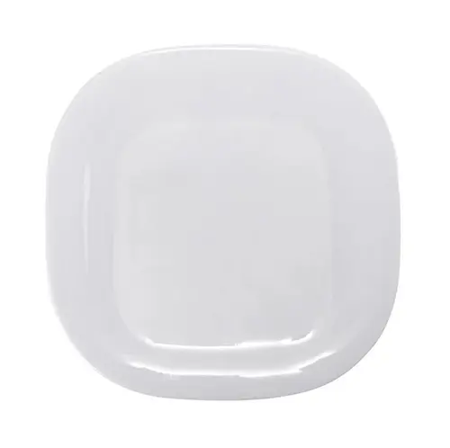 Prato Sobremesa  Melamina 20,5cm Quadrado Profissional - Marcamix - MMX 557