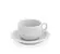Xícara Café Porcelana 75ml com Pires Empilhável - Geni Porcelanas - PVC 006