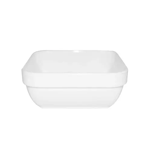 Travessa Quadrada Branca de Polipropileno 250ml Cheff Cook - Vemplast - VEM 232