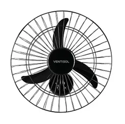 Ventilador Oscilante 60cm Parede Preto 220V NEW 452 - Ventisol - 0VS 014