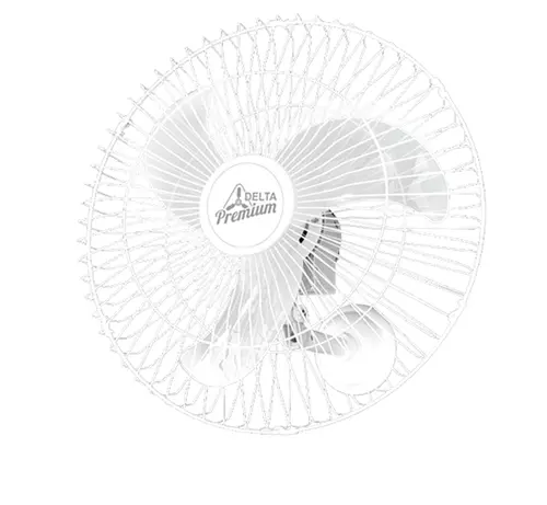 Ventilador Oscilante 60cm Parede Branco Bivolt Premium 79-6423 - Venti Delta - 0VD 005