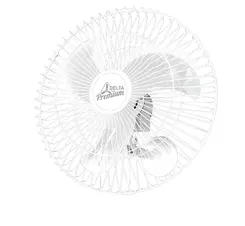 Ventilador Oscilante 60cm Parede Branco Bivolt Premium 79-6423 - Venti Delta - 0VD 005