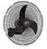 Ventilador Oscilante 65cm Parede Preto Bivolt  SUPER 75 6332 - Venti Delta - 0VD 015