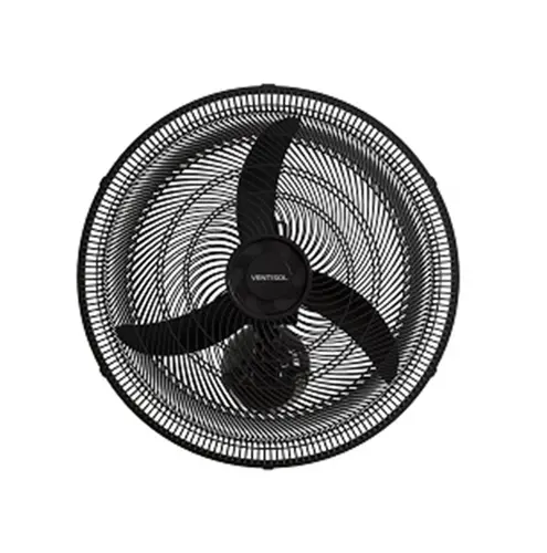 Ventilador Oscilante 50cm Parede Preto 127V NEW 14063 - Ventisol - 0VS 011