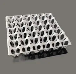 Porta Ovos Plástico Tipo Cartela Para 30 Ovos Branco 478BR - Bolivar - BOL 105