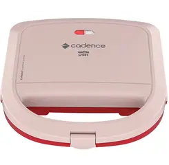 Máquina de Waffles Duet 750w Vermelha Doméstico  WAF200-127 - Cadence - 0CD 123
