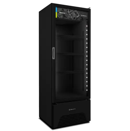 Refrigerador Vertical 403L Porta Vidro 220V Essential All Black VB40AHDD26 - Metalfrio - 0MT 124