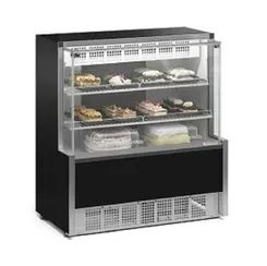 Equipamento Refrigerado Vidro Reto Preto 220V Z-GPEA-110R Gelopar - 0GP 314