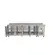 Balcão Refrigerado 672L Encosto Inox Escovado 4P Sem Cuba 220V 4430/KBSC-235D - Kofisa - 0KO 047