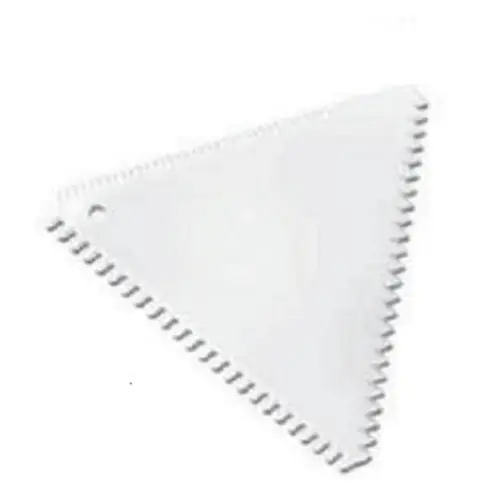 Espatula Plast Triangular Decoração 12,0X12,0CM - INJ 003