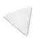Espatula Plast Triangular Decoração 12,0X12,0CM - INJ 003