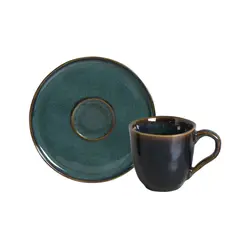 Xícara Café 120ml Com Pires Bio Oceano 3531119001 Porto Brasil - PBC 063