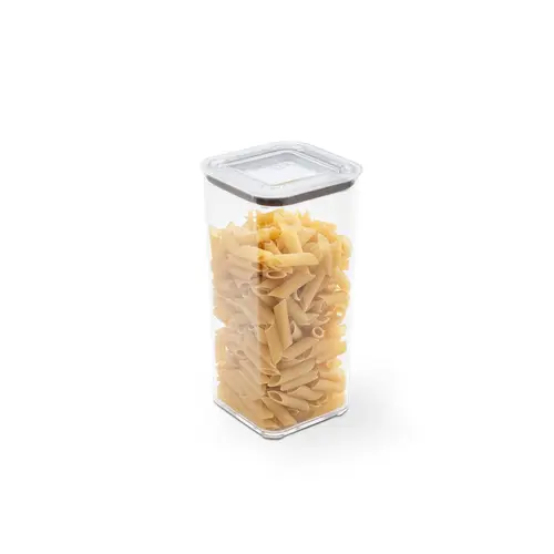 Pote Hermético 1,2L Quadrado Poliestireno Cristal Modo Com Tampa 20642/3009 Coza - BRX 1021