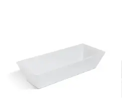 Travessa Melamina Retangular 32,5 X 17,6 X 7,0cm Gastronorm 1/3 Deep Branca 54101/003 Haus Concept - HAU 218