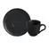 Xícara Chá 170ml Com Pires Bio Preto Matte 363173901 Porto Brasil - PBC 045