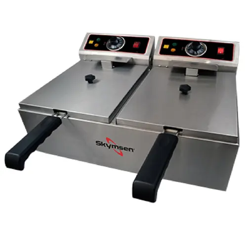 Fritadeira Elétrica 5L Inox 2 Cubas 2x2000w 127v FED-20-N 45360.9 - Skymsen - 0SN 237