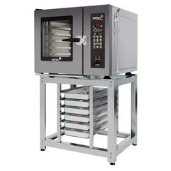 Forno Combinado Elétrico Industrial 5 GNS 1/1 220v Mono Prime com Cavalete WCP-05 - Wictory - 0WC 049