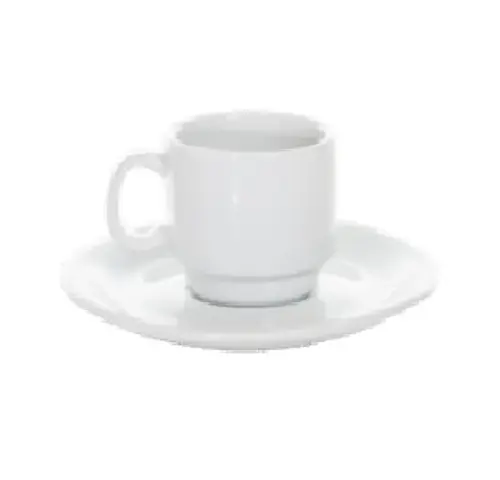 Xícara Café 65ml com Pires Encaixe Pequi 12 Unidades TW-501 - Atlas - ATS 008