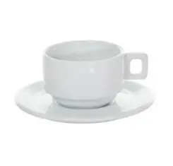 Xícara Chá 200 ml com Pires Baru 12 Unidades TW-530 - Atlas - ATS 029