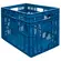 Monobloco 60L Hortifruti 31 x 36 x 55 cm Polietileno Fundo e Laterias Vazadas Azul 275AZ/1008 - Bolivar - BOL 064