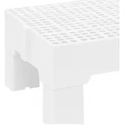 Prolongador para Estrado Polipropileno 12 x 8 x 9 cm Branco 322/82A - Bolivar - BOL 073