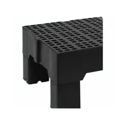 Prolongador para Estrado Polipropileno 12 x 8 x 9 cm Preto 322PT - Bolivar - BOL 119