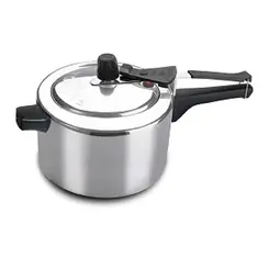 Panela Pressão 7L Aluminio Luxo com Aliviador Polida 1202-7,0 - Fulgor - FUL 010