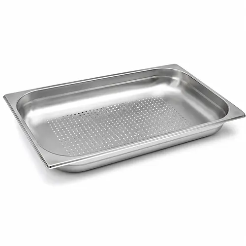 GN 1/1X065 Inox 304 sem alça 7,82L Perfurada E530X325MM G1165023 - Tecnocuba - TEC 120