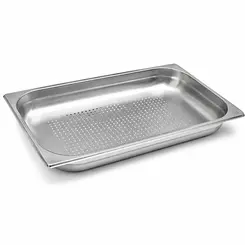 GN 1/1X065 Inox 304 sem alça 7,82L Perfurada E530X325MM G1165023 - Tecnocuba - TEC 120