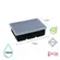 Forma de Gelo Silicone 6 cubos Preto com tampa 5329 - Weck - WEK 122