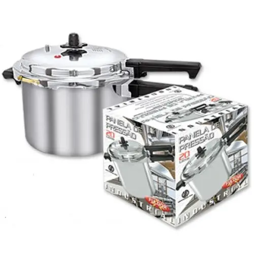 Panela Pressão 12L Aluminio Polida Fechamento Externo com Cabo 1203-12/3124 - Fulgor - FUL 002