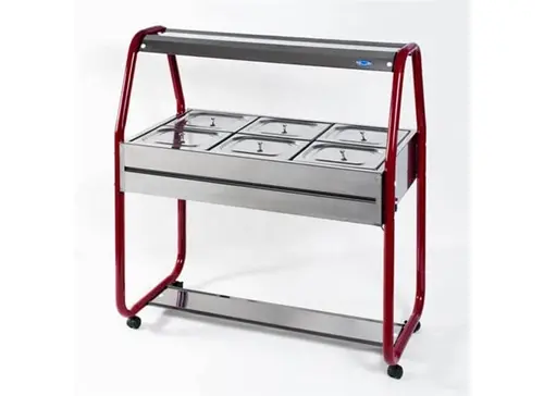 Buffet Térmico 6 GN 1/2 x 100 mm 220 V Com Inmetro Ibet - 0IE 003