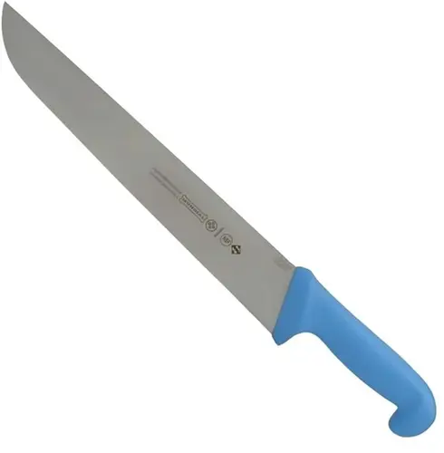 Faca para Carne Profissional Aço Inox 45 cm Cabo Azul - 5520/12 AZ - Mundial - MND 083