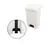 Lixeira Plástica com Pedal 50 L Branca Plasvale - PVL 040