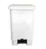Lixeira Plástica com Pedal 50 L Branca Plasvale - PVL 040