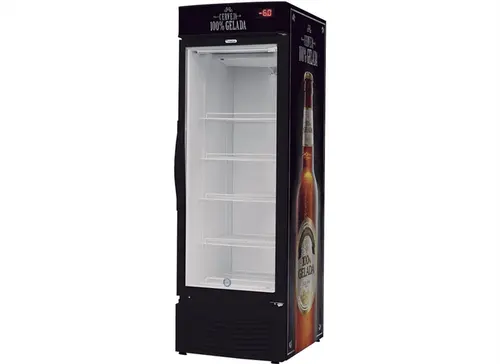 Cervejeira Vertical 1 Porta Vidro Adesivada 431 L Com Controlador Eletrônico  VCFC 431 PVR Fricon - 0FN 035