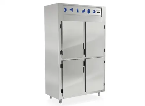 Geladeira Comercial Aço Inox 4 Portas Cegas 1044 L 127 V - GREP-4P - Gelopar - 0GP 043