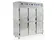 Geladeira Comercial Aço Inox 6 Portas Cegas 1553 L 220 V - GREP-6P - Gelopar - 0GP 416